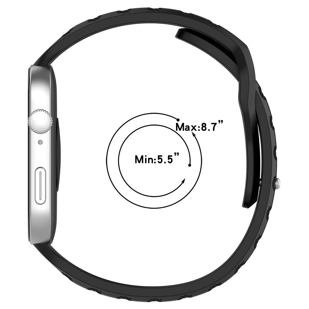 Curea smartwatch Techsuit Watchband (W050) compatibil cu Huawei Watch Fit 3 / Fit 4 / Fit 4 Pro, Mov