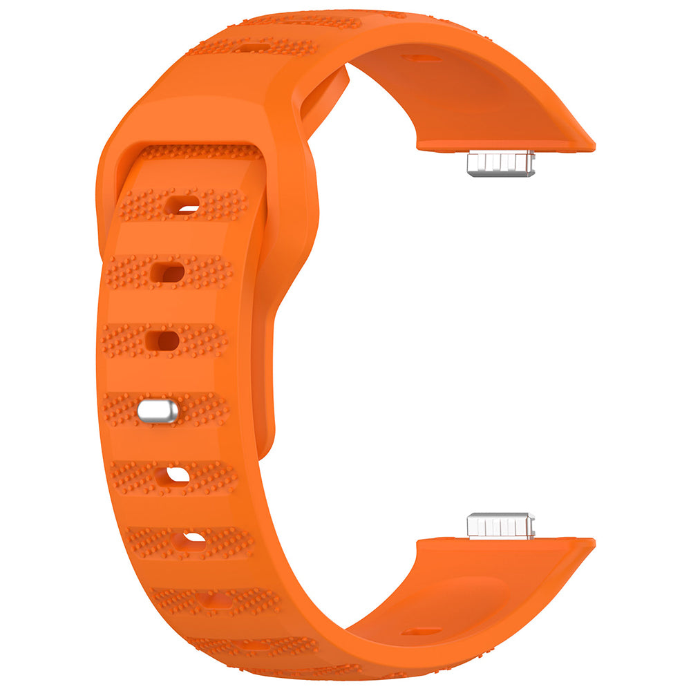 Curea smartwatch Techsuit Watchband (W050) compatibil cu Huawei Watch Fit 3 / Fit 4 / Fit 4 Pro, Portocaliu