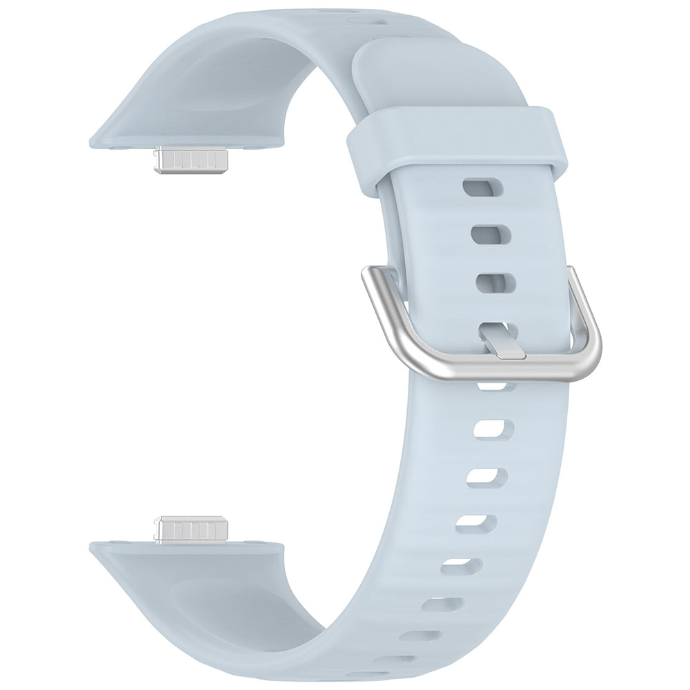 Curea smartwatch Techsuit Watchband (W061) compatibil cu Huawei Watch Fit 3 / Fit 4 / Fit 4 Pro, Albastru Deschis