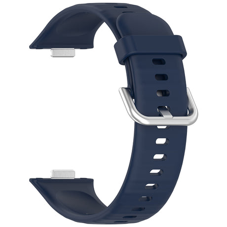 Curea smartwatch Techsuit Watchband (W061) compatibil cu Huawei Watch Fit 3 / Fit 4 / Fit 4 Pro, Bleumarin