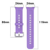 Curea smartwatch Techsuit Watchband (W061) compatibil cu Huawei Watch Fit 3 / Fit 4 / Fit 4 Pro, Albastru Deschis