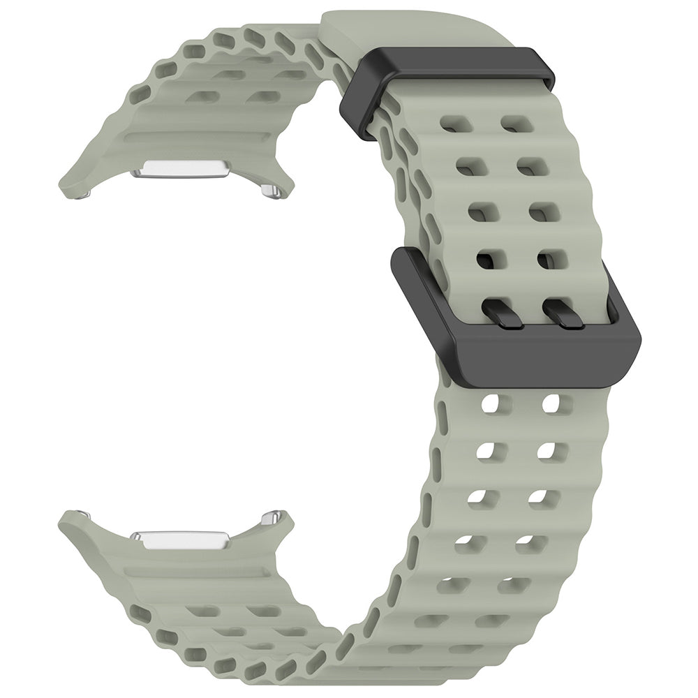Curea smartwatch Techsuit Watchband (W062) compatibil cu Samsung Galaxy Watch Ultra 47mm / Watch Ultra 2, Verde Deschis