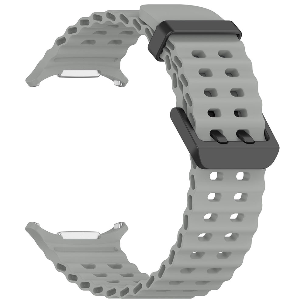 Curea smartwatch Techsuit Watchband (W062) compatibil cu Samsung Galaxy Watch Ultra 47mm / Watch Ultra 2, Gri