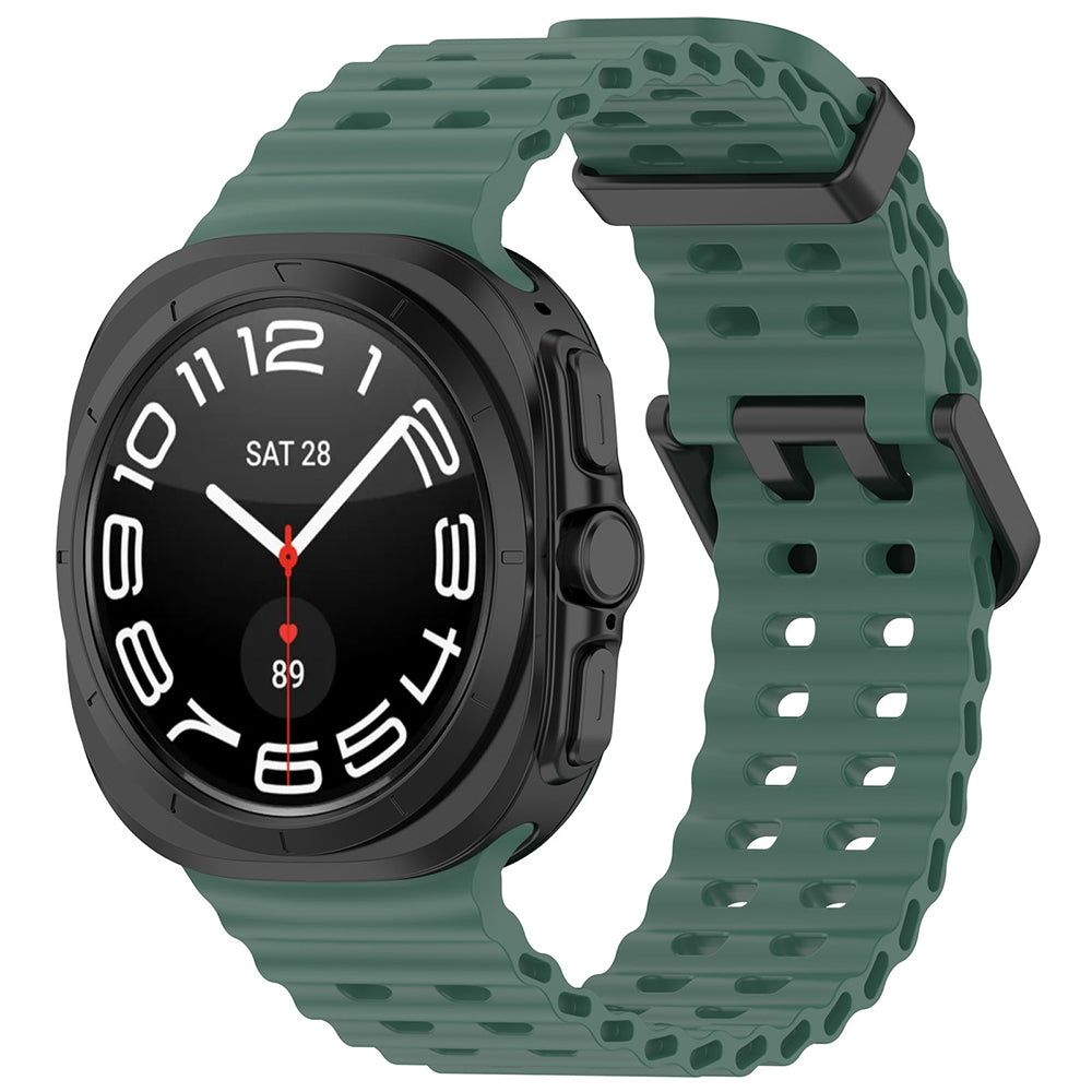 Curea smartwatch Techsuit Watchband (W062) compatibil cu Samsung Galaxy Watch Ultra 47mm / Watch Ultra 2, Verde