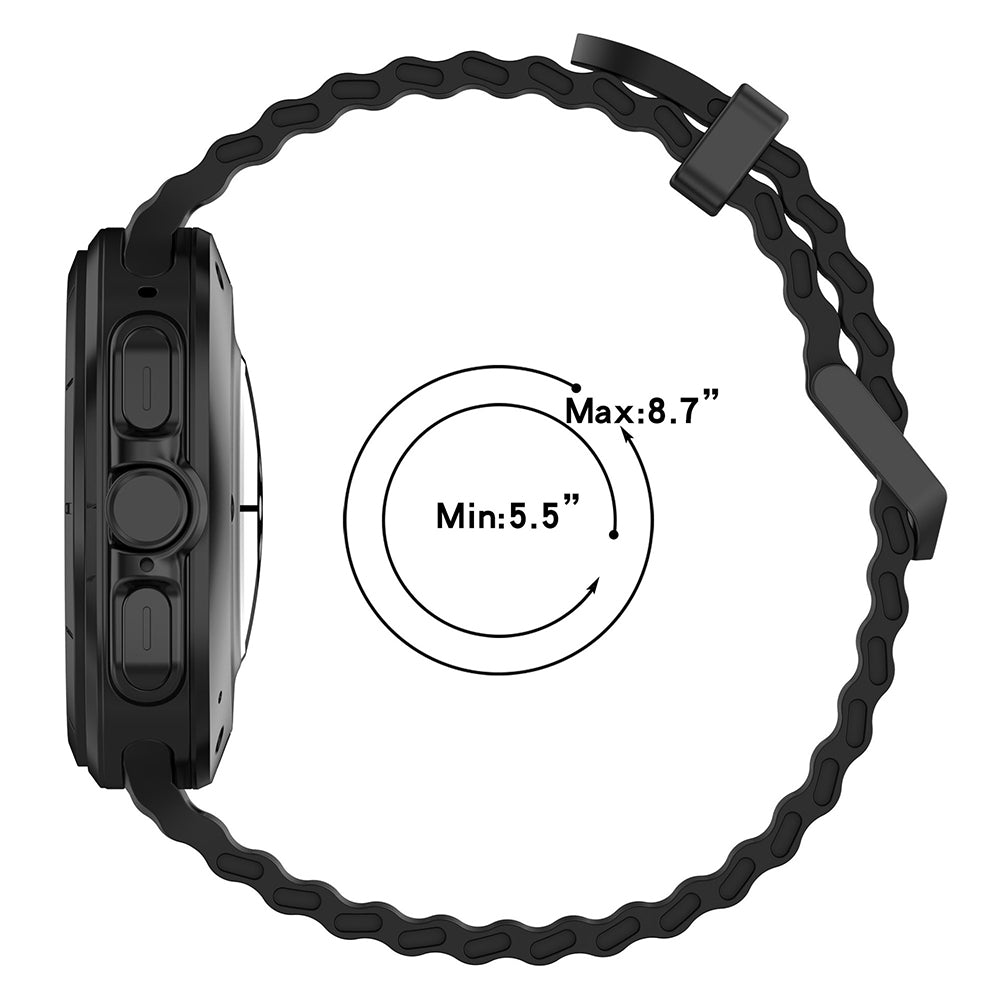 TechSuit Curea smartwatch Techsuit Watchband (W062) compatibil cu Samsung Galaxy Watch Ultra 47mm / Watch Ultra 2, Bleum