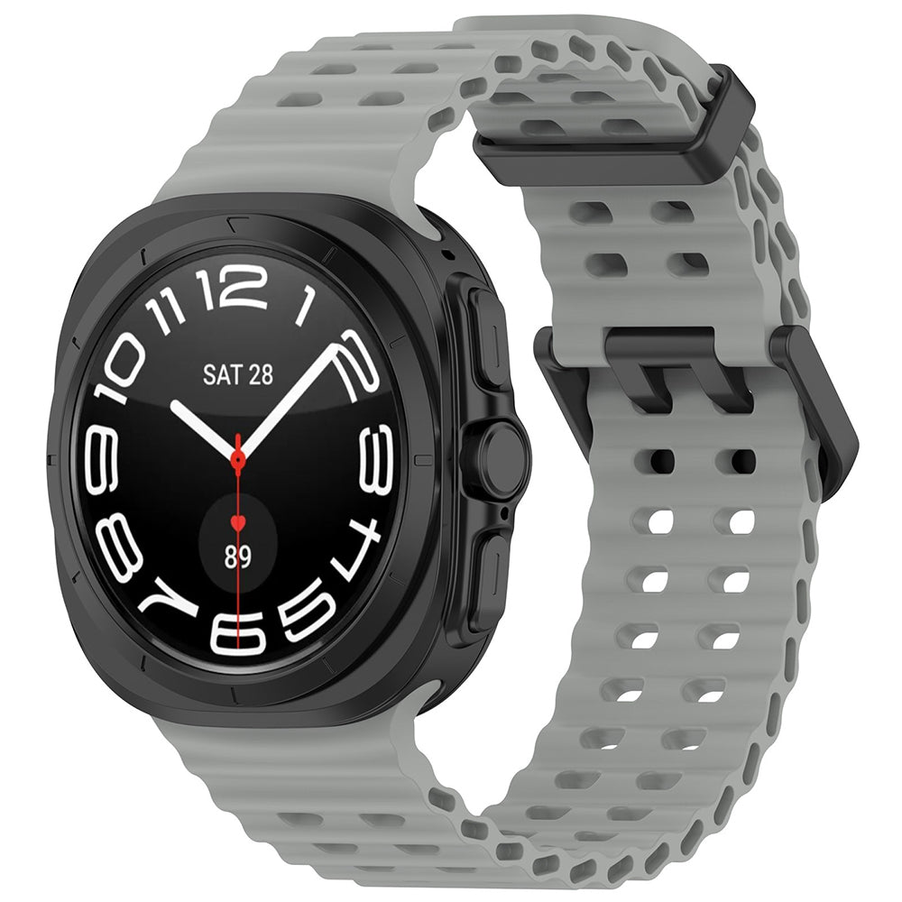 Curea smartwatch Techsuit Watchband (W062) compatibil cu Samsung Galaxy Watch Ultra 47mm / Watch Ultra 2, Gri