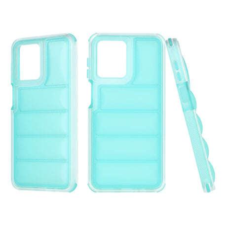 Husa de protectie Techsuit Wave Shield compatibil cu Motorola Moto G54, Turcoaz