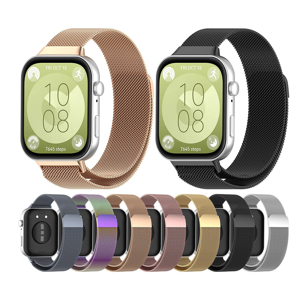 Curea smartwatch Techsuit Watchband (W009) compatibil cu Huawei Watch Fit 3 / Fit 4 / Fit 4 Pro, Roz