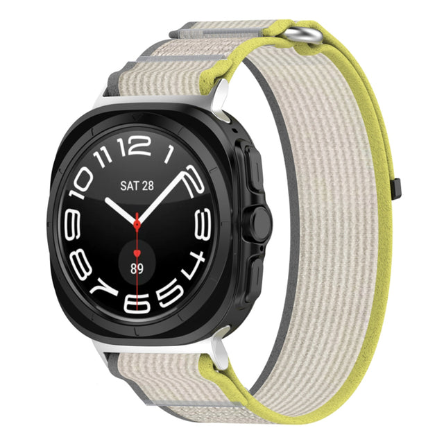 Curea smartwatch Techsuit Watchband (W054) compatibil cu Samsung Galaxy Watch Ultra 47mm / Watch Ultra 2, Galben / Gray