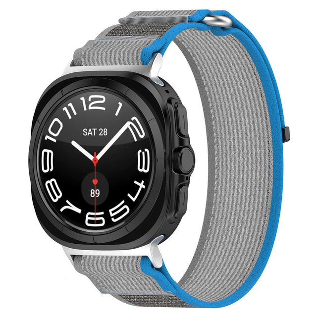 Curea smartwatch Techsuit Watchband (W054) compatibil cu Samsung Galaxy Watch Ultra 47mm / Watch Ultra 2, Albastru / Gray