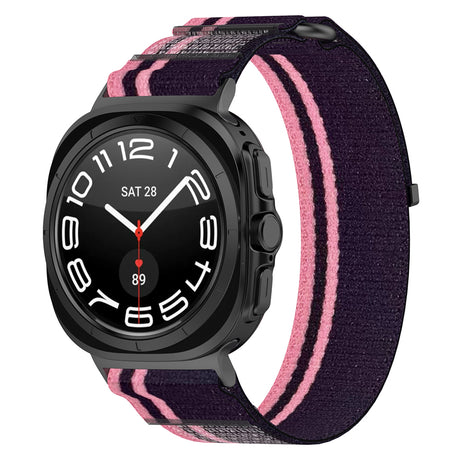 Curea smartwatch Techsuit Watchband (W054) compatibil cu Samsung Galaxy Watch Ultra 47mm / Watch Ultra 2, Roz / Black