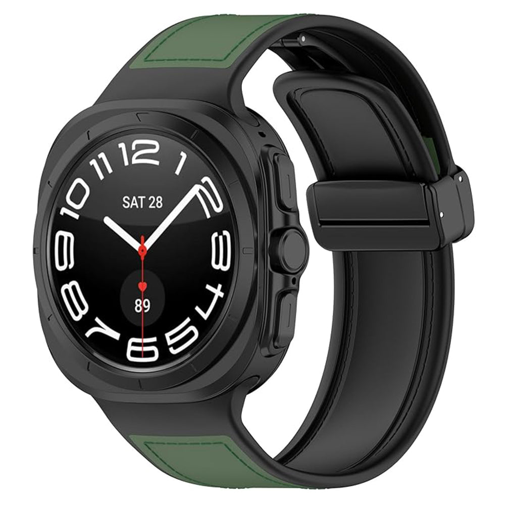 TechSuit Curea smartwatch Techsuit Watchband (W056) compatibil cu Samsung Galaxy Watch Ultra 47mm / Watch Ultra 2, Verde
