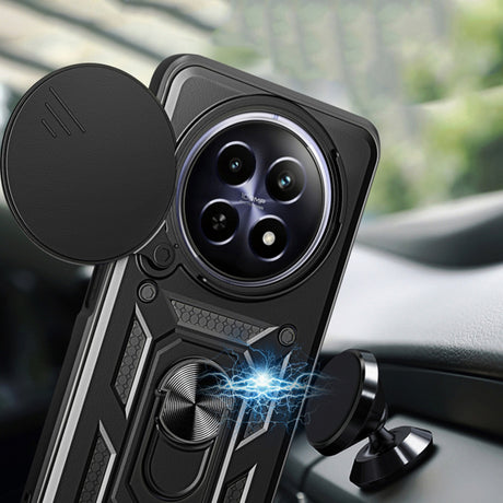 Husa de protectie Techsuit CamShield Series compatibil cu Oppo Reno12 F 4G / Reno12 F 5G / Reno12 FS 4G / Reno12 FS 5G, Roz Auriu