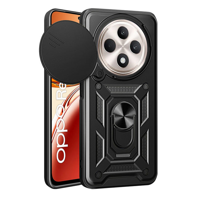 Husa de protectie Techsuit CamShield Series compatibil cu Oppo Reno12 F 4G / Reno12 F 5G / Reno12 FS 4G / Reno12 FS 5G, Negru