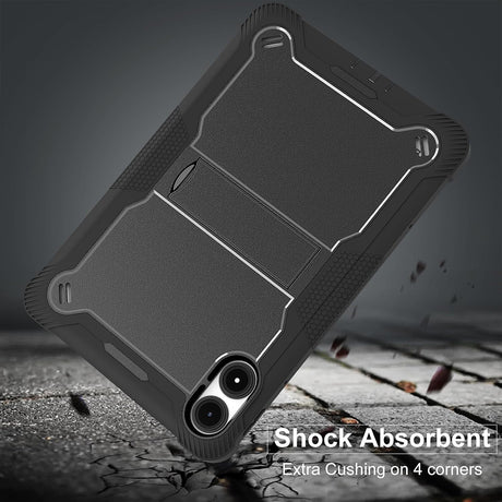 Husa de protectie tableta Techsuit Rugged TabShell + Screen Protector compatibil cu Xiaomi Redmi Pad Pro / Redmi Pad Pro 5G / Poco Pad, Negru