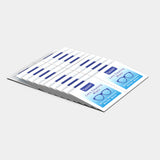 Techsuit (100 pcs) Glasses Cleaning Wipes (ETSA1), Anti-Fog, Antibacterial, Dust and Grease Dirt Removal, Alb