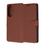 Husa de protectie Techsuit Leather Folio compatibil cu Huawei nova 11 / nova 12s, Maro