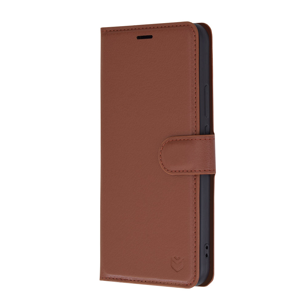 Husa de protectie Techsuit Leather Folio compatibil cu Huawei nova 11 / nova 12s, Maro