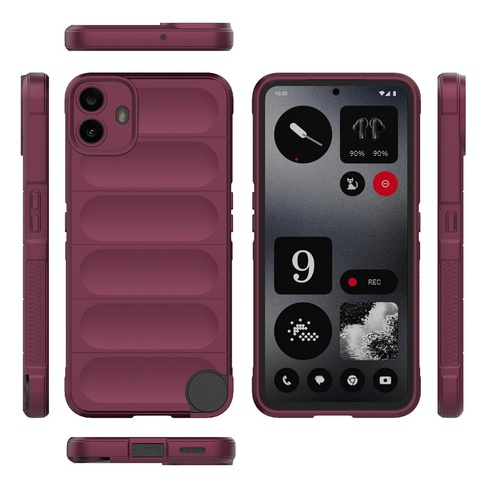 Husa de protectie Techsuit Magic Shield compatibil cu Nothing CMF Phone 1, Bordo