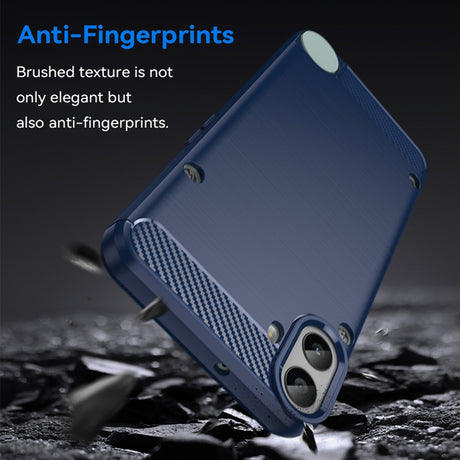 Husa de protectie Techsuit Carbon Silicone compatibil cu Nothing CMF Phone 1, Albastru