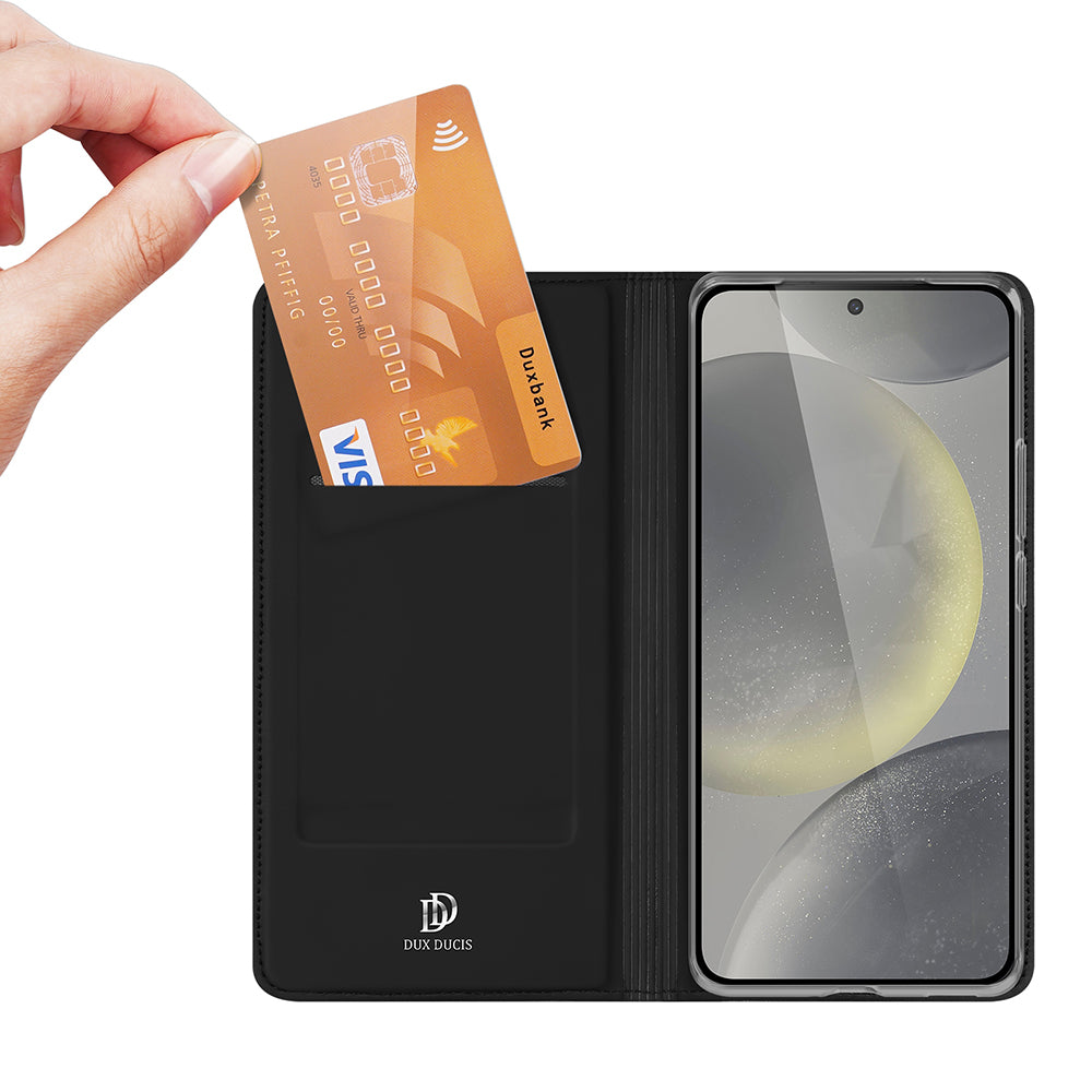 Husa de protectie Dux Ducis Skin Pro compatibil cu Samsung Galaxy S24 FE, Negru