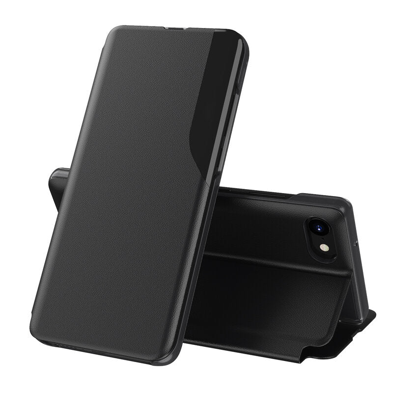 Husa de protectie Techsuit eFold Series compatibil cu iPhone 6 / 6s / 7 / 8 / SE 2, SE 2020 / SE 3, SE 2022, Negru
