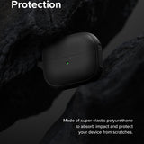 Casti Ringke Protection Case Onyx Magnetic, for Samsung Galaxy Buds 3 / 3 Pro / 3 FE, Non-Slip Texture, Carabiner Hole, Negru