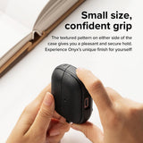 Casti Ringke Protection Case Onyx Magnetic, for Samsung Galaxy Buds 3 / 3 Pro / 3 FE, Non-Slip Texture, Carabiner Hole, Negru