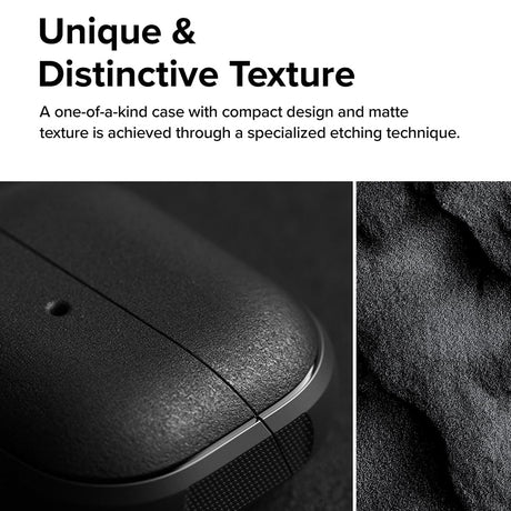 Casti Ringke Protection Case Onyx Magnetic, for Samsung Galaxy Buds 3 / 3 Pro / 3 FE, Non-Slip Texture, Carabiner Hole, Negru