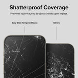 Folie de protectie Ringke Easy Slide Tempered Glass (set de 2) compatibil cu iPhone 16 Pro Max, Negru