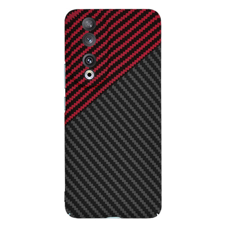 Husa de protectie Techsuit Carbonite FiberShell compatibil cu Honor 90, Rosu Vortex