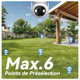Imou Outdoor Camera Cell PT (IPC-K9EP-3T0WE), 3MP, Two-way Talk, Type-C, 15000mAh, Alb