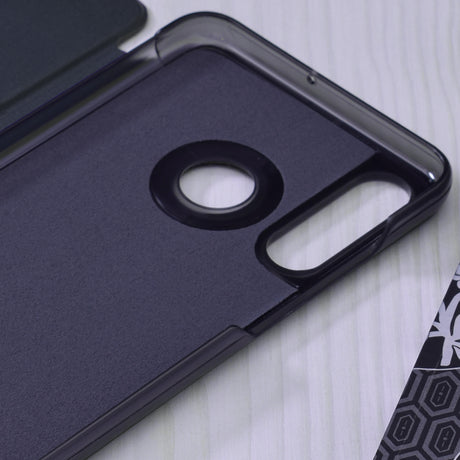 Husa de protectie Techsuit eFold Series compatibil cu Huawei P30 lite / P30 lite New Edition, Albastru Inchis