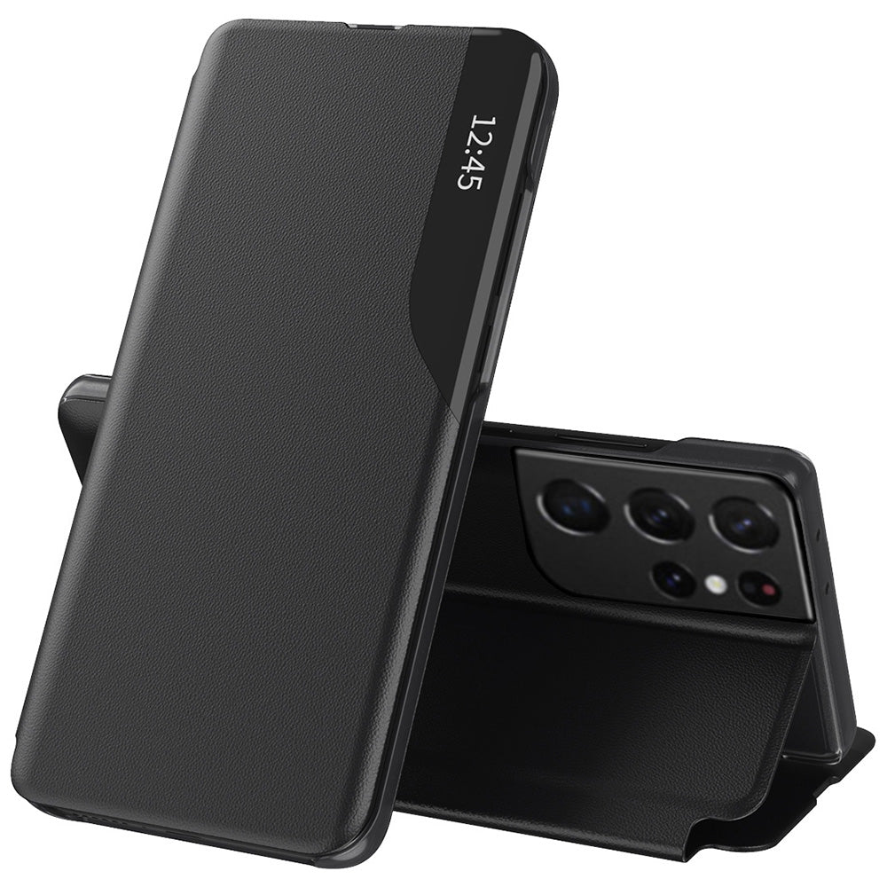 Husa de protectie Techsuit eFold Series compatibil cu Samsung Galaxy S21 Ultra 5G, Negru