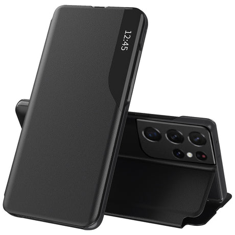 Husa de protectie Techsuit eFold Series compatibil cu Samsung Galaxy S21 Ultra 5G, Negru
