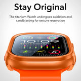 Folie de protectie smartwatch ESR Armorite Protection Set compatibil cu Apple Watch Ultra / Ultra 2 / Ultra 3, Titanium