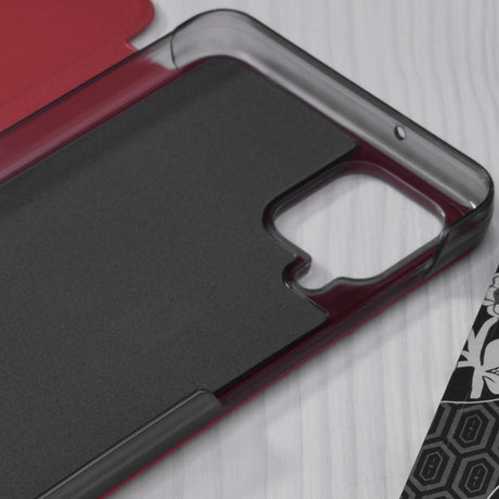 Husa de protectie Techsuit eFold Series compatibil cu Samsung Galaxy A12 / A12 Nacho, Rosu