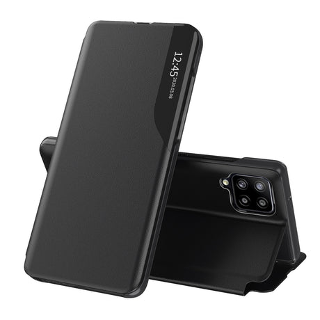 Husa de protectie Techsuit eFold Series compatibil cu Samsung Galaxy A12 / A12 Nacho, Negru