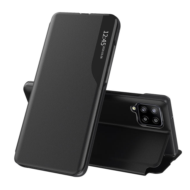 Husa de protectie Techsuit eFold Series compatibil cu Samsung Galaxy A12 / A12 Nacho, Negru