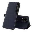 Husa de protectie Techsuit eFold Series compatibil cu Samsung Galaxy A12 / A12 Nacho, Albastru Inchis