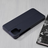 Husa de protectie Techsuit eFold Series compatibil cu Samsung Galaxy A12 / A12 Nacho, Albastru Inchis
