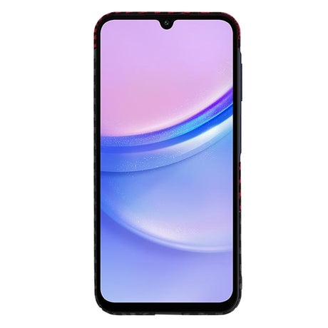 Husa de protectie Techsuit Carbonite FiberShell compatibil cu Samsung Galaxy A15 4G / A15 5G, Rosu Vortex