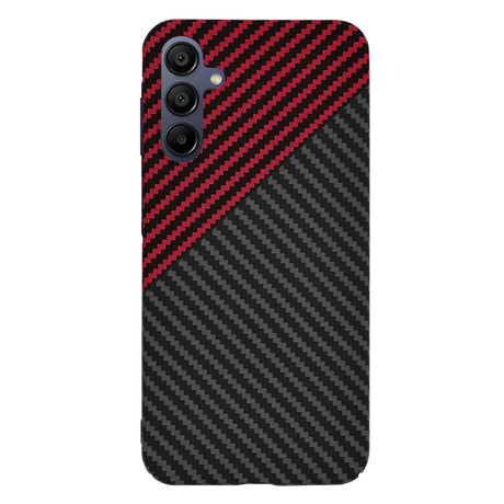 Husa de protectie Techsuit Carbonite FiberShell compatibil cu Samsung Galaxy A15 4G / A15 5G, Rosu Vortex