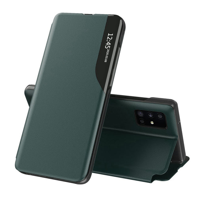 Husa de protectie Techsuit eFold Series compatibil cu Samsung Galaxy A51 4G, Verde Inchis