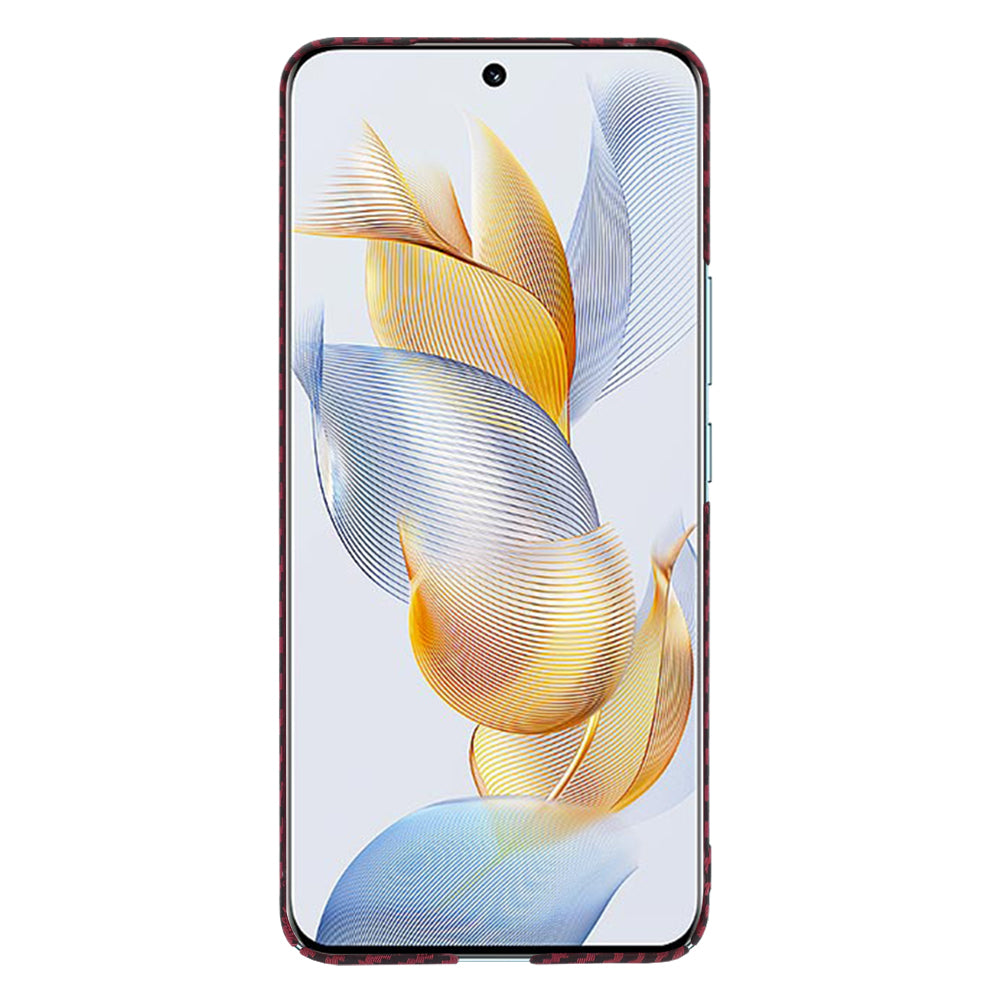 Husa de protectie Techsuit Carbonite FiberShell compatibil cu Honor 90, Rosu