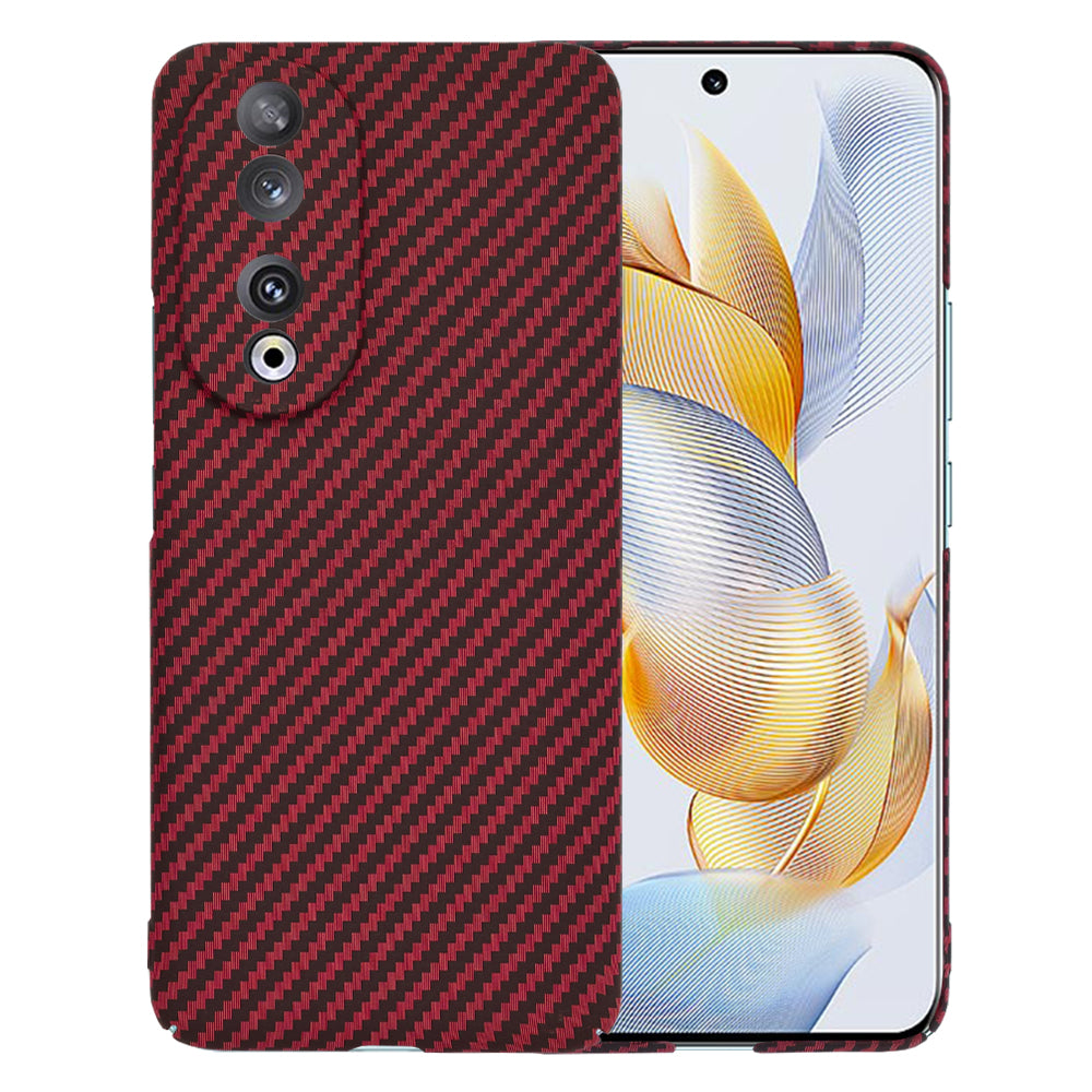 Husa de protectie Techsuit Carbonite FiberShell compatibil cu Honor 90, Rosu