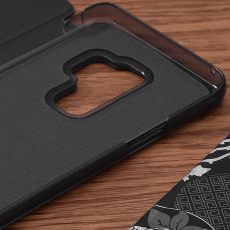 Husa de protectie Techsuit eFold Series compatibil cu Samsung Galaxy S9 Plus, Negru