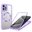 Folie de protectie Techsuit ColorVerse 360 MagSafe Series + compatibil cu iPhone 15 Pro, Mov