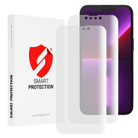 Folie de protectie Smart Protection Premium Classic (set de 2) compatibil cu iPhone 13 Pro, Transparent