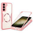 Folie de protectie Techsuit ColorVerse 360 MagSafe Series + compatibil cu Samsung Galaxy S23 Plus, Roz